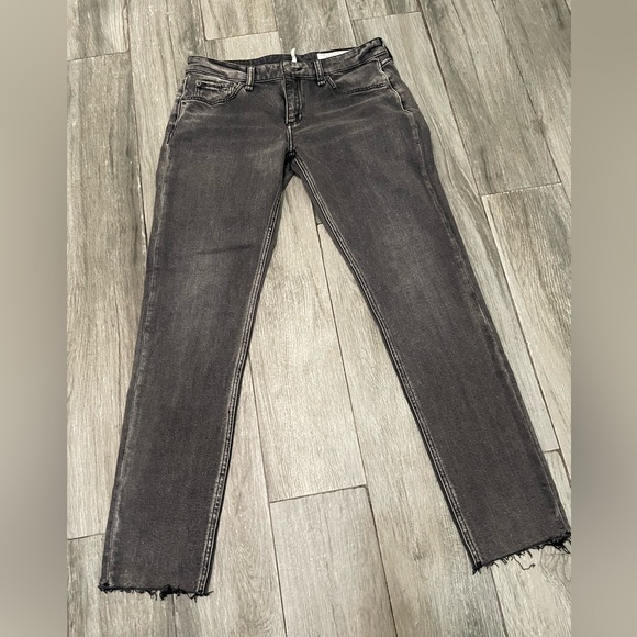 rag & bone Denim - Rag & Bone New york Seraphina Dre Low Rise Slim Boyfriend Denim Jeans Raw Hem 26